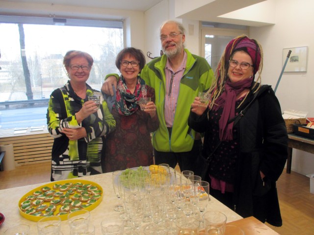 TERVETULOMALJAT, KUVASSA MARJALEENA ETULA, TARJA JA PEPE HEILIMO SEKÄ EIRA LÄHTEINEN