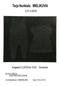 Tarja Nurkkala näyttelyjuliste ja kutsu